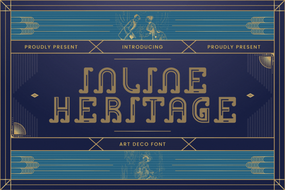 Inline Heritage - Art Deco Font - Featured Image