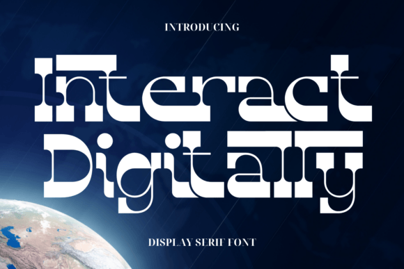 Interact Digitally Font - Featured Image