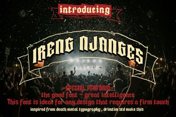 Ireng Njanges Font - Featured Image