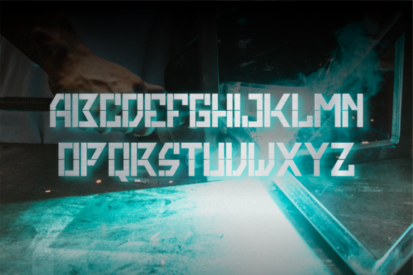 Iron Metals Font - Featured Image
