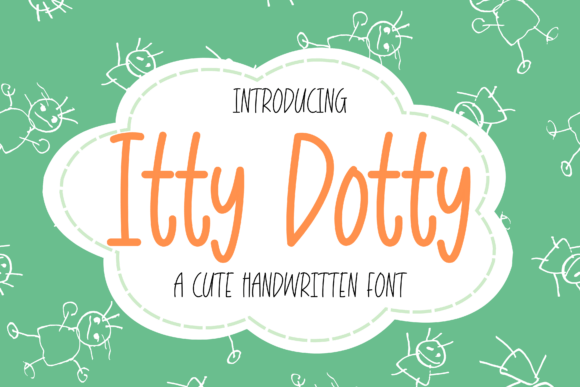 Itty Dotty Font - Featured Image