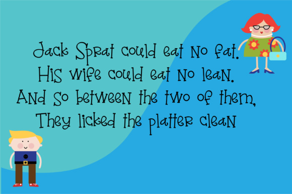 Jack Sprat Font - Featured Image