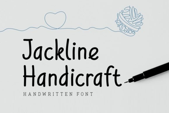 Jackline Handicraft Font - Featured Image