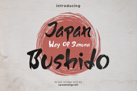 Japan Bushido Font - Featured Image