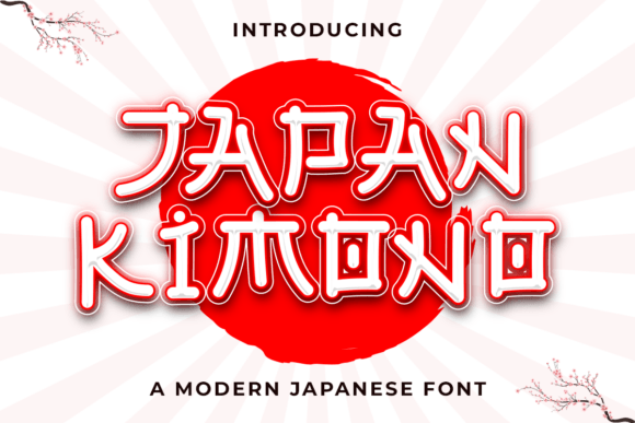 Japan Kimono Font - Featured Image