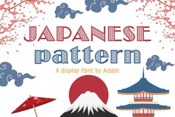 Japanese Pattern Font - Featured Image