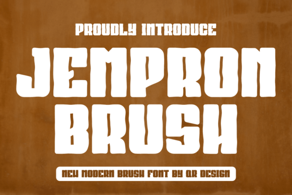Jempron Brush Font - Featured Image