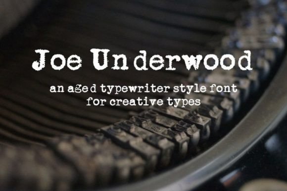 Joe Underwood Font - Featured Image