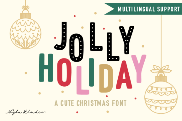 Jolly Holiday Font - Featured Image