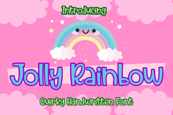 Jolly Rainbow Font - Featured Image