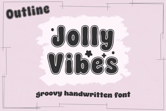 Jolly Vibes Outline Font - Featured Image