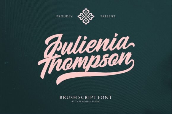 Julienia Thompson Font - Featured Image