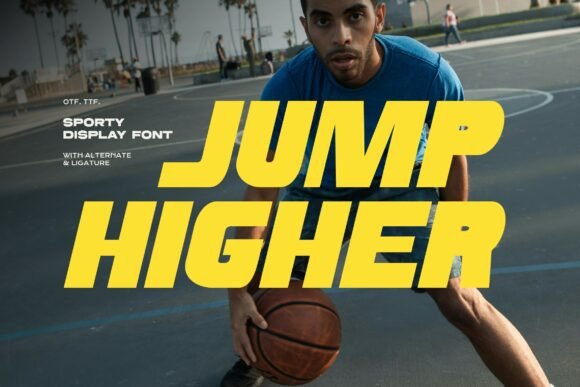 Jump Higher Font - Featured Image