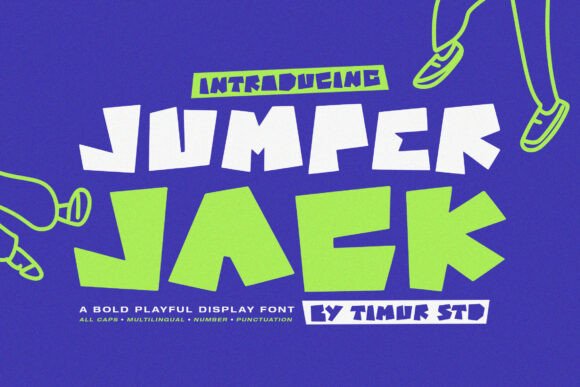 Jumper Jack Font - Featured Image