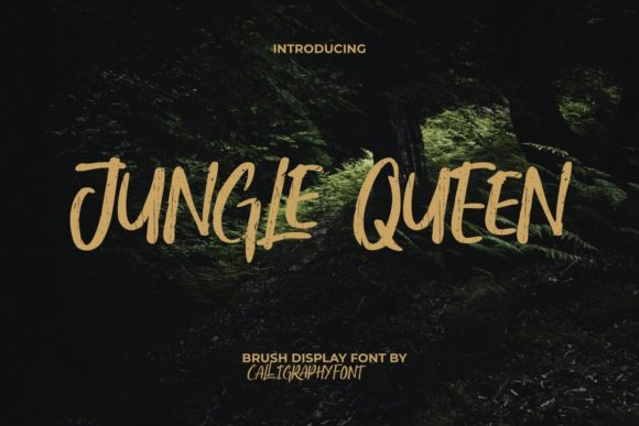 Jungle Queen Font - Featured Image