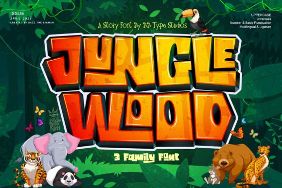 Jungle Wood Font - Featured Image
