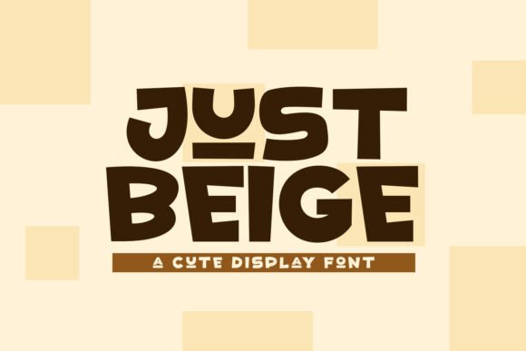 Just Beige Font - Featured Image
