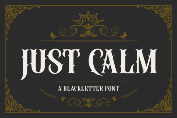 Just Calm Font - Featured Image