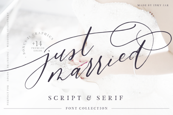 Just Married Duo Font - Featured Image