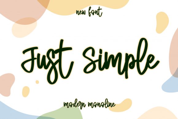 Just Simple Font - Featured Image