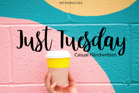 Just Tuesday Font - Featured Image