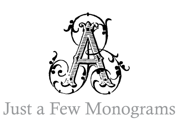 Just a Few Monograms Font - Featured Image