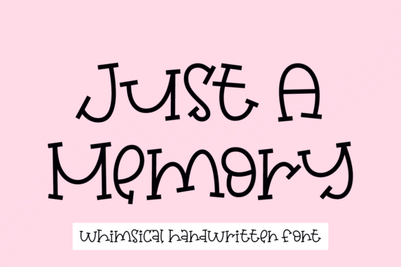Just a Memory Font - Featured Image