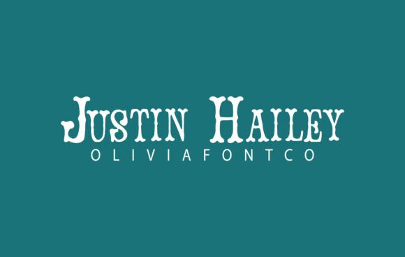 Justin Hailey Font - Featured Image