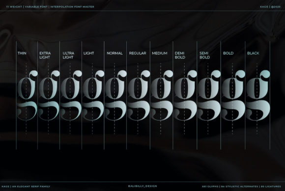 Kage - Normal Font - Featured Image