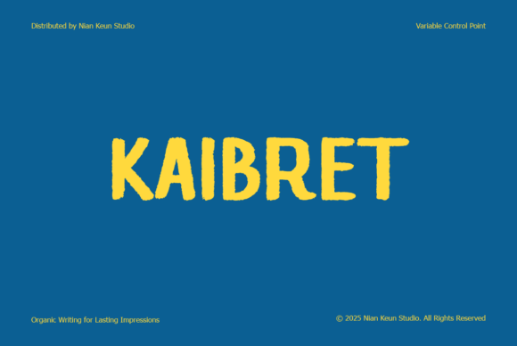 Kaibret Font - Featured Image