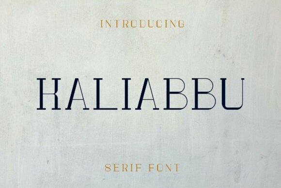 Kaliabbu Font - Featured Image