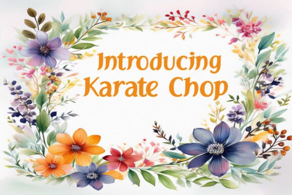 Karate Chop Font - Featured Image