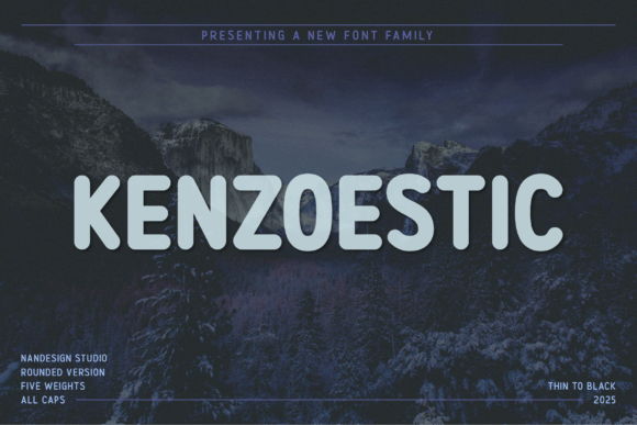 Kenzoestic Rounded Font - Featured Image