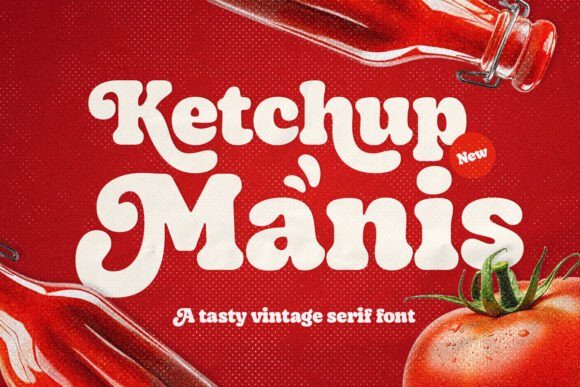 Ketchup Manis Font - Featured Image