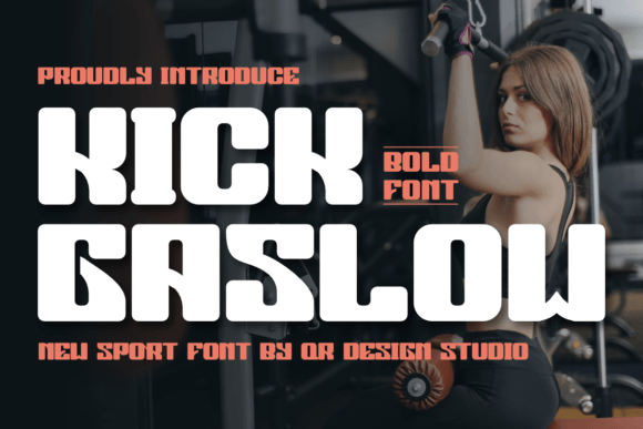 Kick Gaslow Font - Featured Image