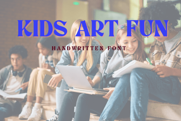 Kids Art Fun Font - Featured Image