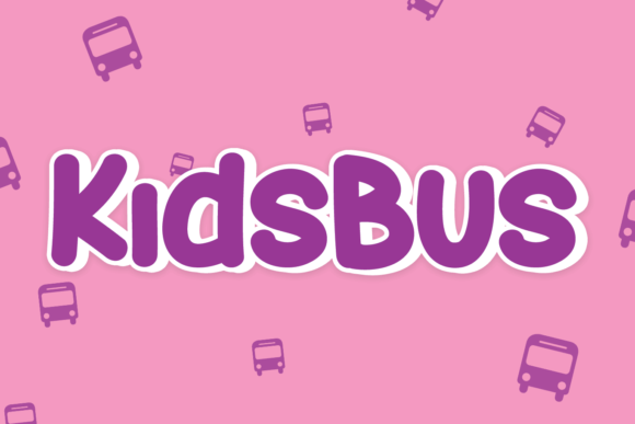 Kids Bus Font - Featured Image