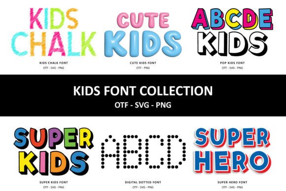 Kids Collection Font - Featured Image