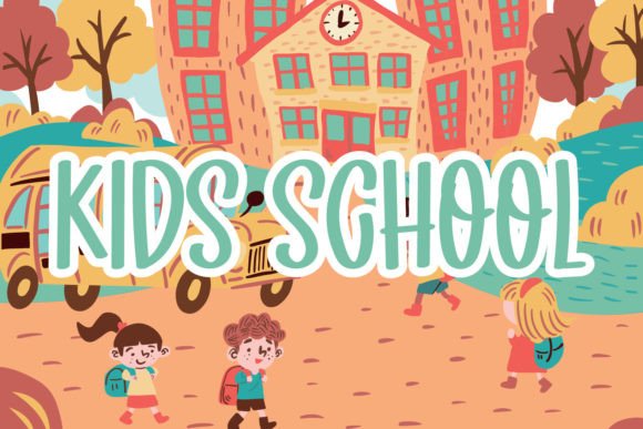 Kids School Font - Featured Image