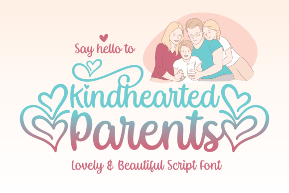 Kindhearted Parents Font - Featured Image