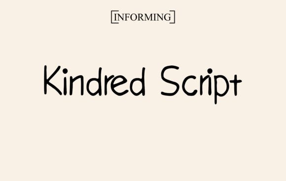 Kindred Script Font - Featured Image