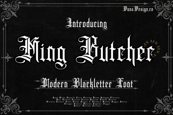 King Butcher Font - Featured Image