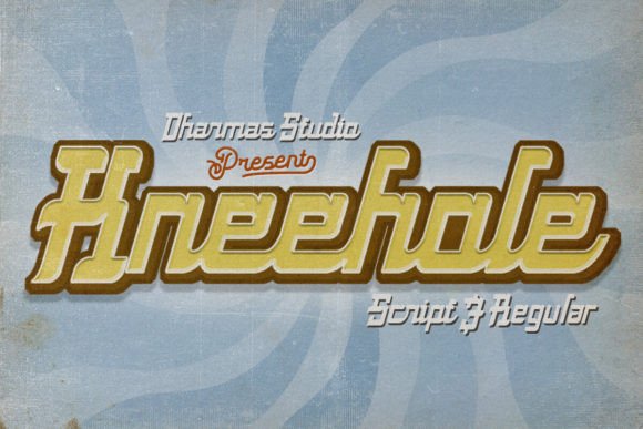 Kneehole Font - Featured Image