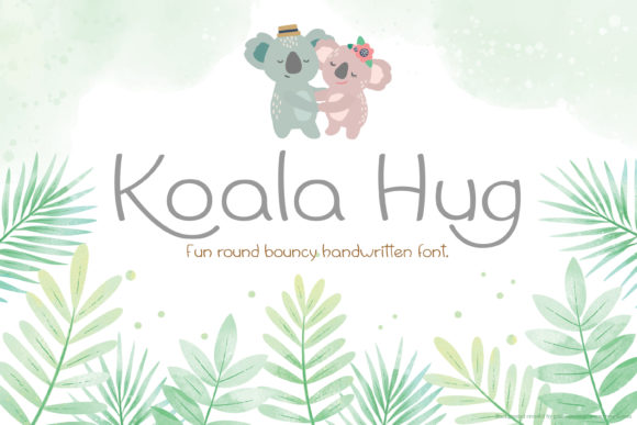 Koala Hug Font - Featured Image