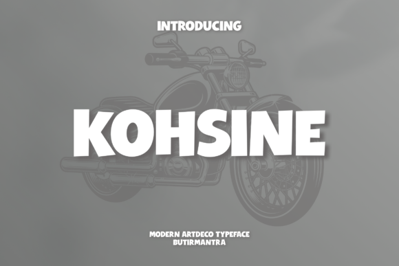 Kohsine Font - Featured Image