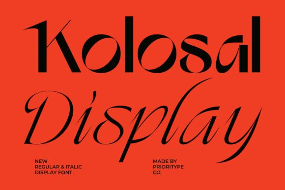 Kolosal Display Font - Featured Image