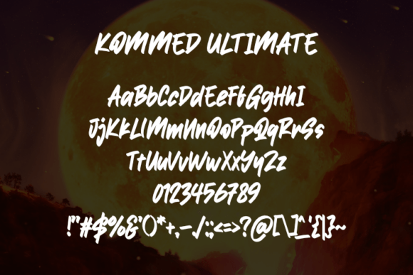 Kommed Ultimate Font - Featured Image