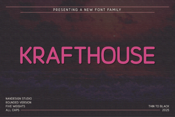 Krafthouse Rounded Font - Featured Image