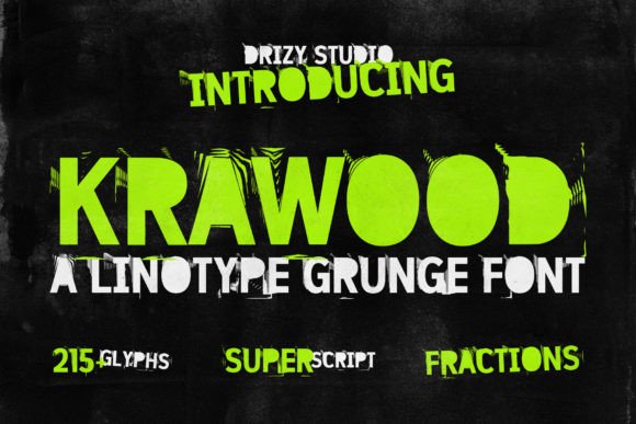 Krawood Font - Featured Image