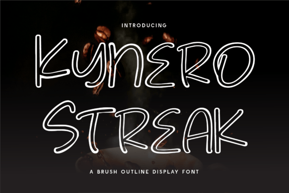 Kynero Streak Font - Featured Image